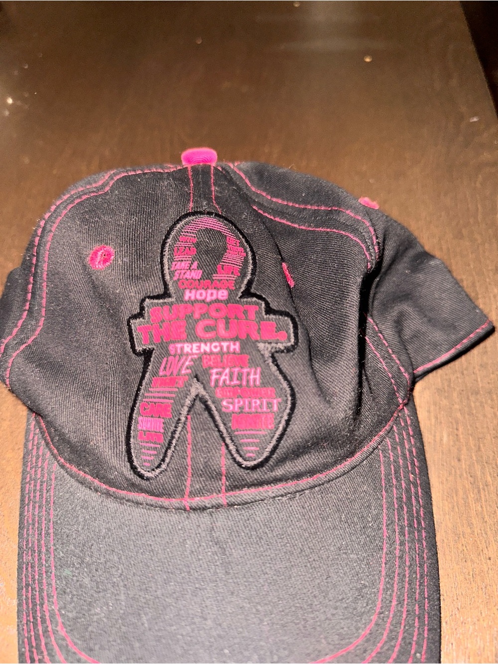 Support the cure women’s baseball cap